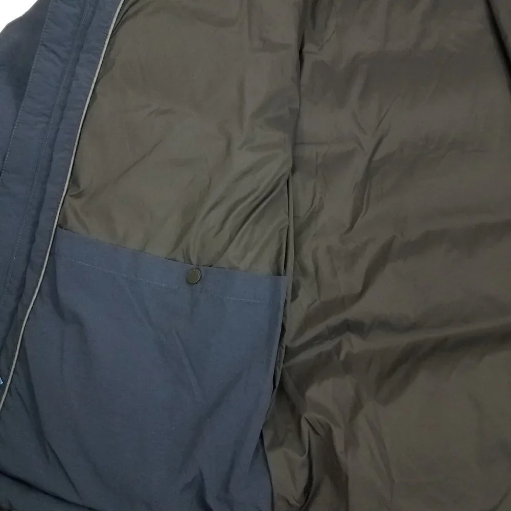 NWT MARC NY Andrew Marc Holden Jacket Coat Parka Duck Down Navy Hooded Mens L